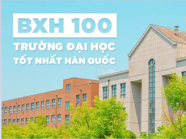 Bảng xếp hạng 100 trường đại học hàng đầu tại hàn quốc